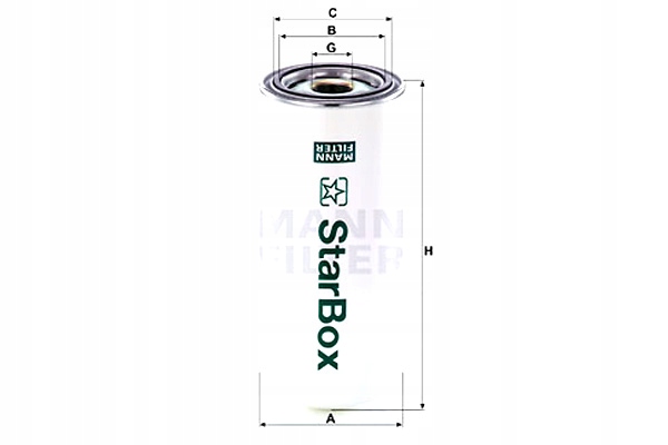 MANN-FILTER FILTR OLEJU BOGE