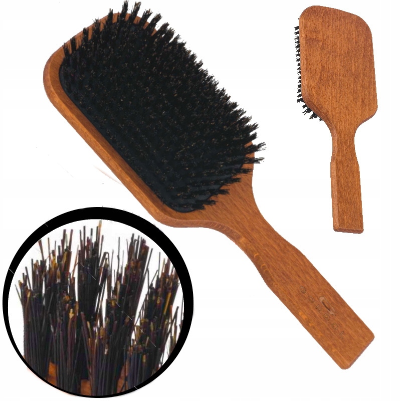 Szczotka Z Naturalnego Włosia Dzika Wiosłowa 13 Rzędów Włosia Duża