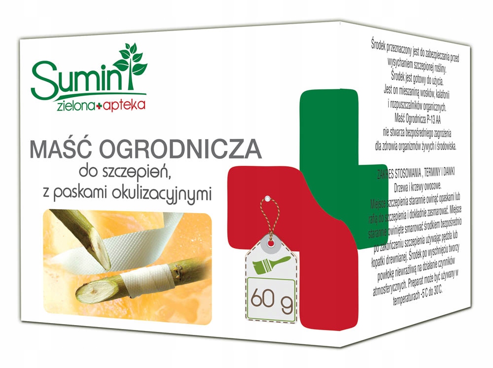 

Maść ogrodnicza do szczepień P-13 Aa 60g paski