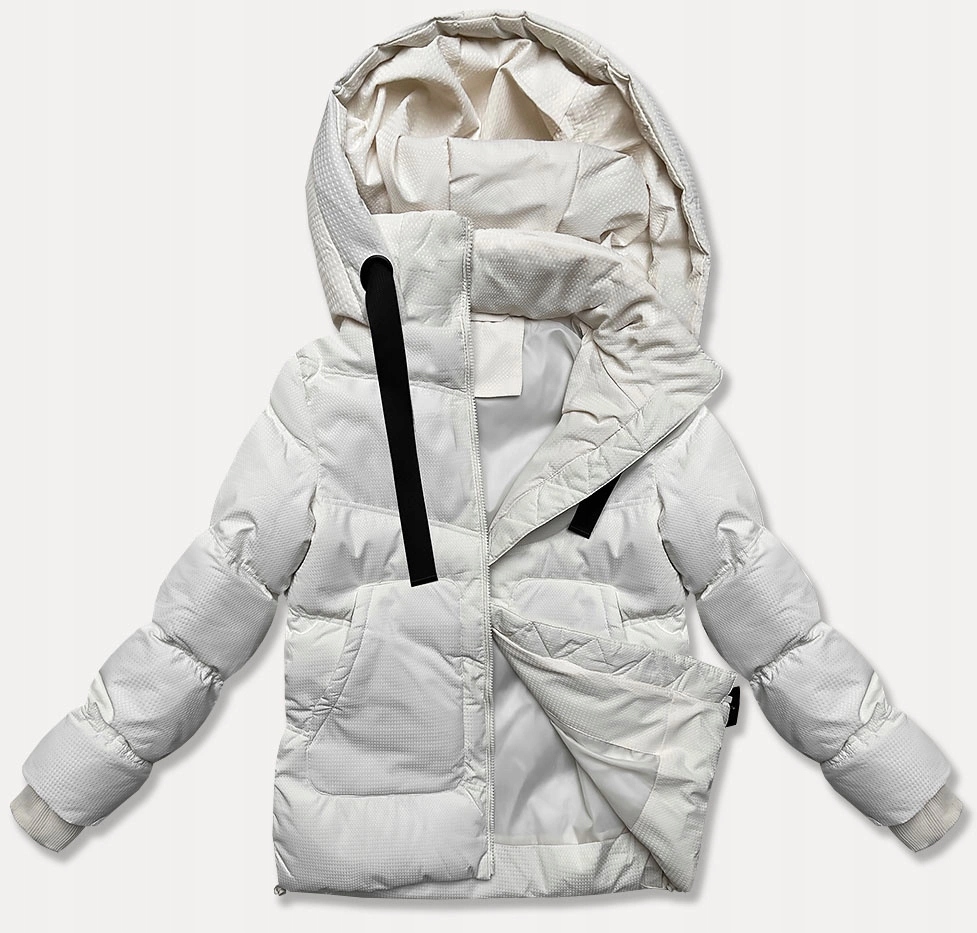 Péřová Zimní Bunda 5M3251 Ecru XL (42)