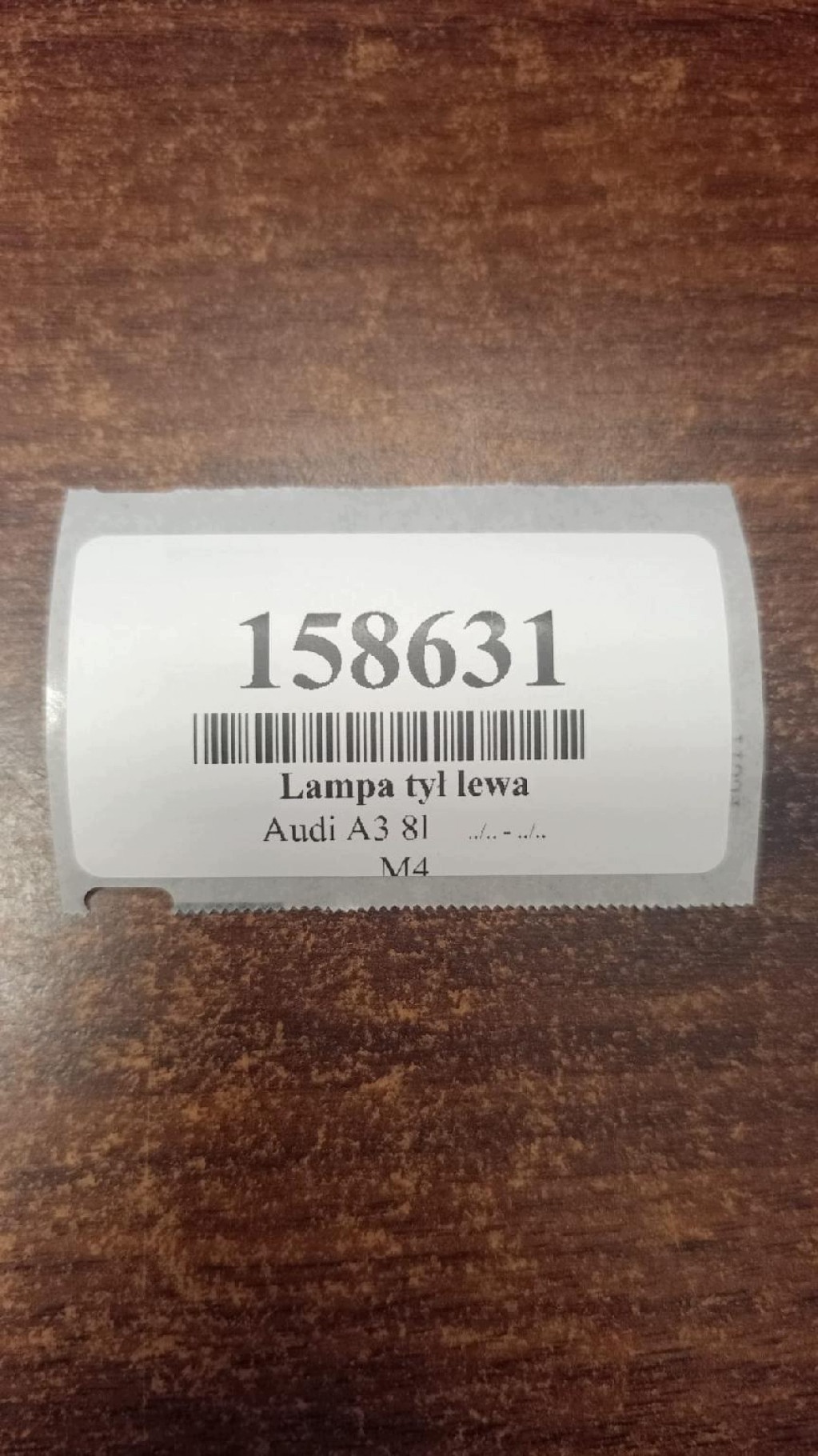 AUDI A3 8L light left rear part 8L0945095B