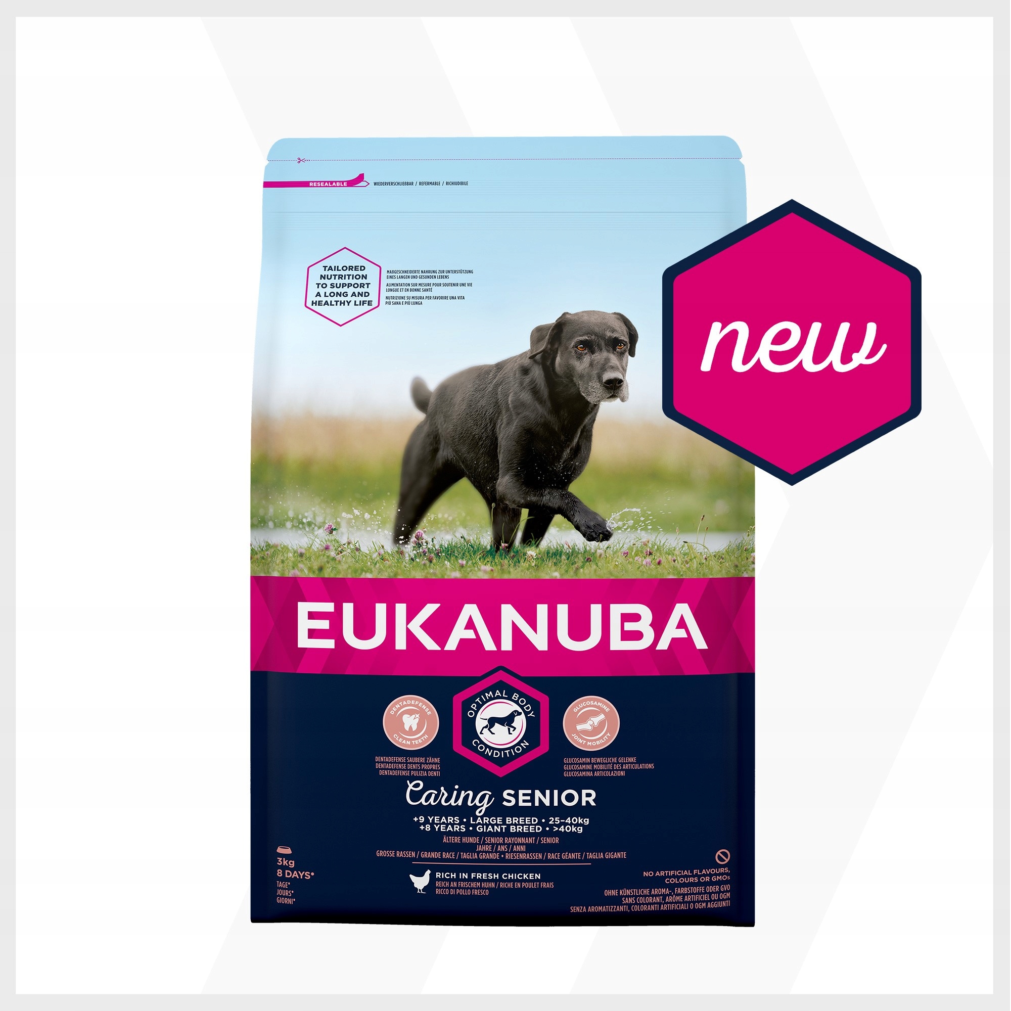 Eukanuba caring clearance senior large breed