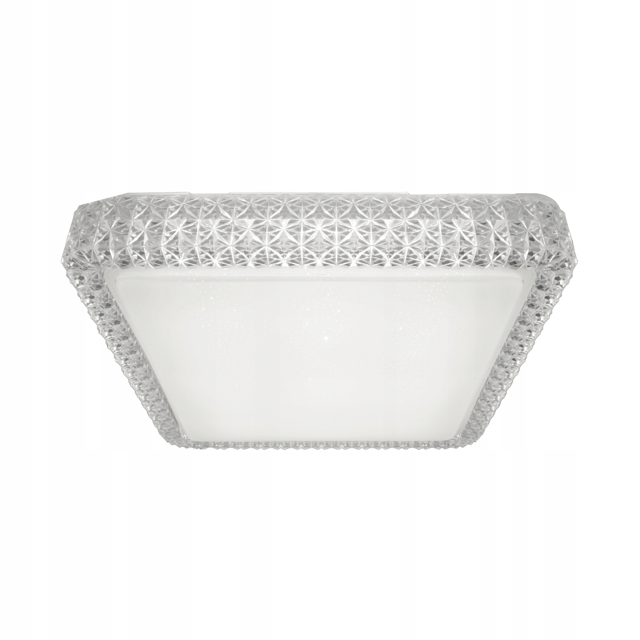 Stropné Svietidlo s dekoratívnym, širokým rámom vo forme snehových Led vločiek Moa