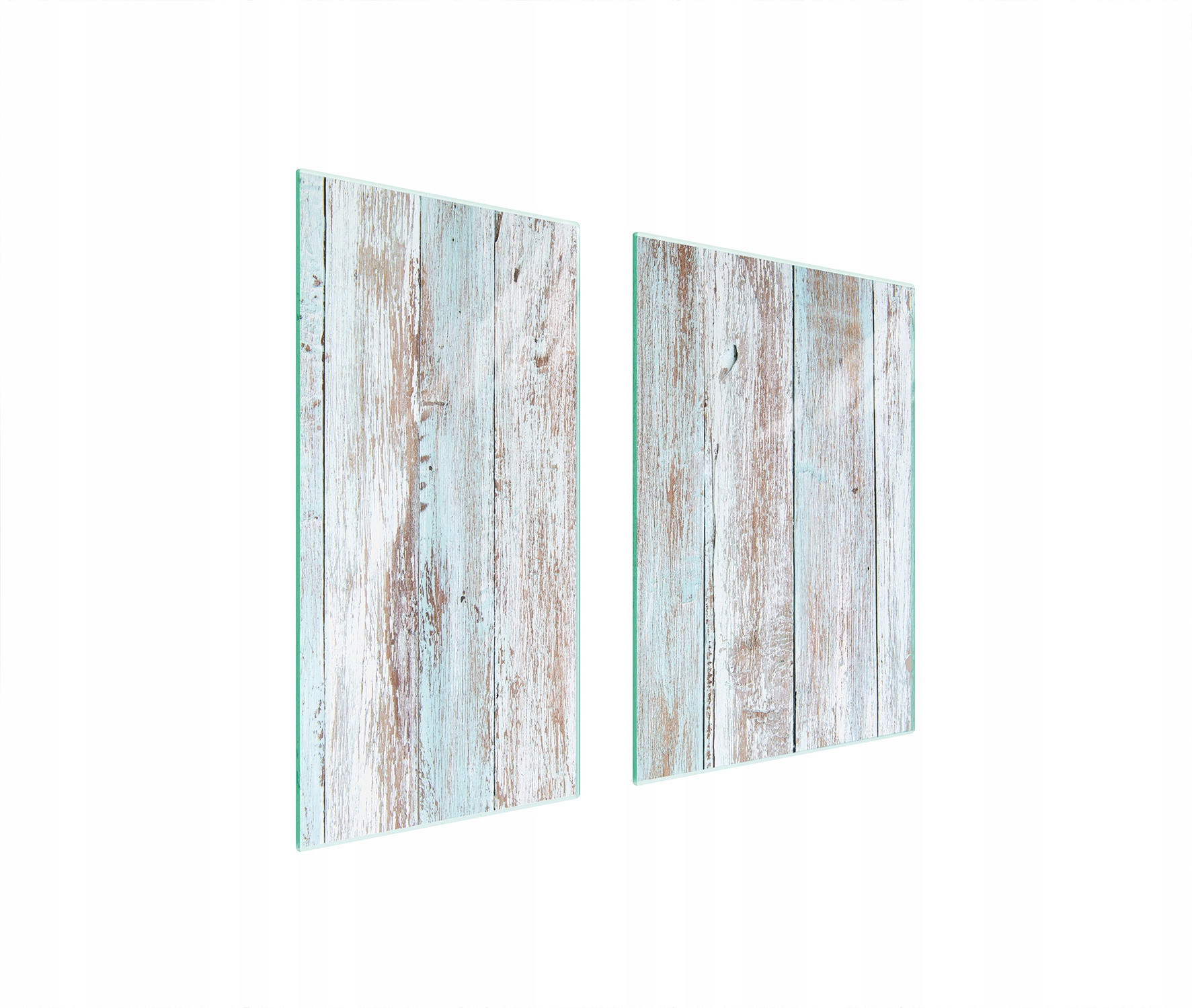 Skleněná Ochranná Deska 75x52 Dřevo Tvrzené Sklo