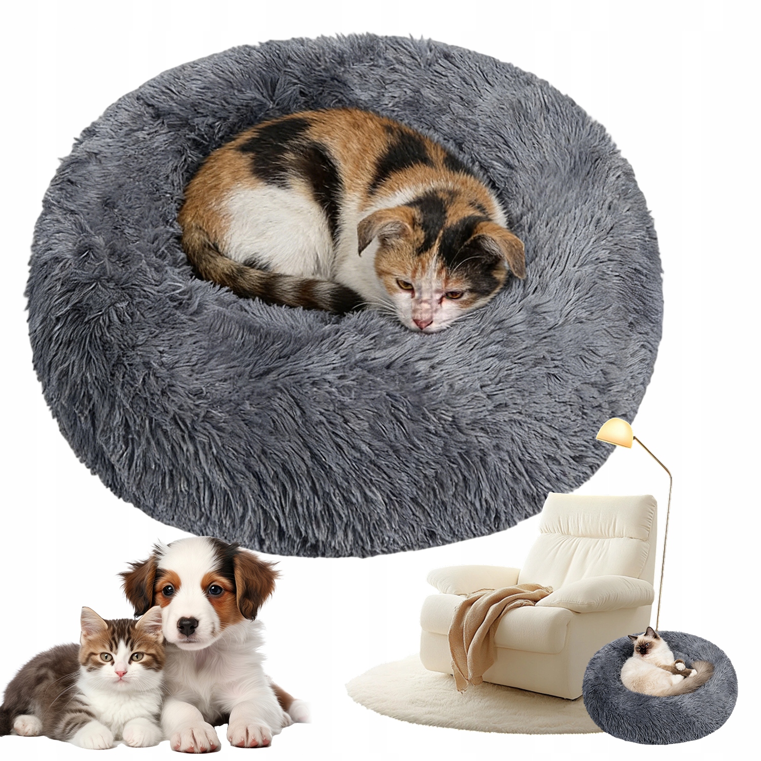 Levně Pelíšek Pro Psa A Kočku Z Dlouhovlákné Bavlny