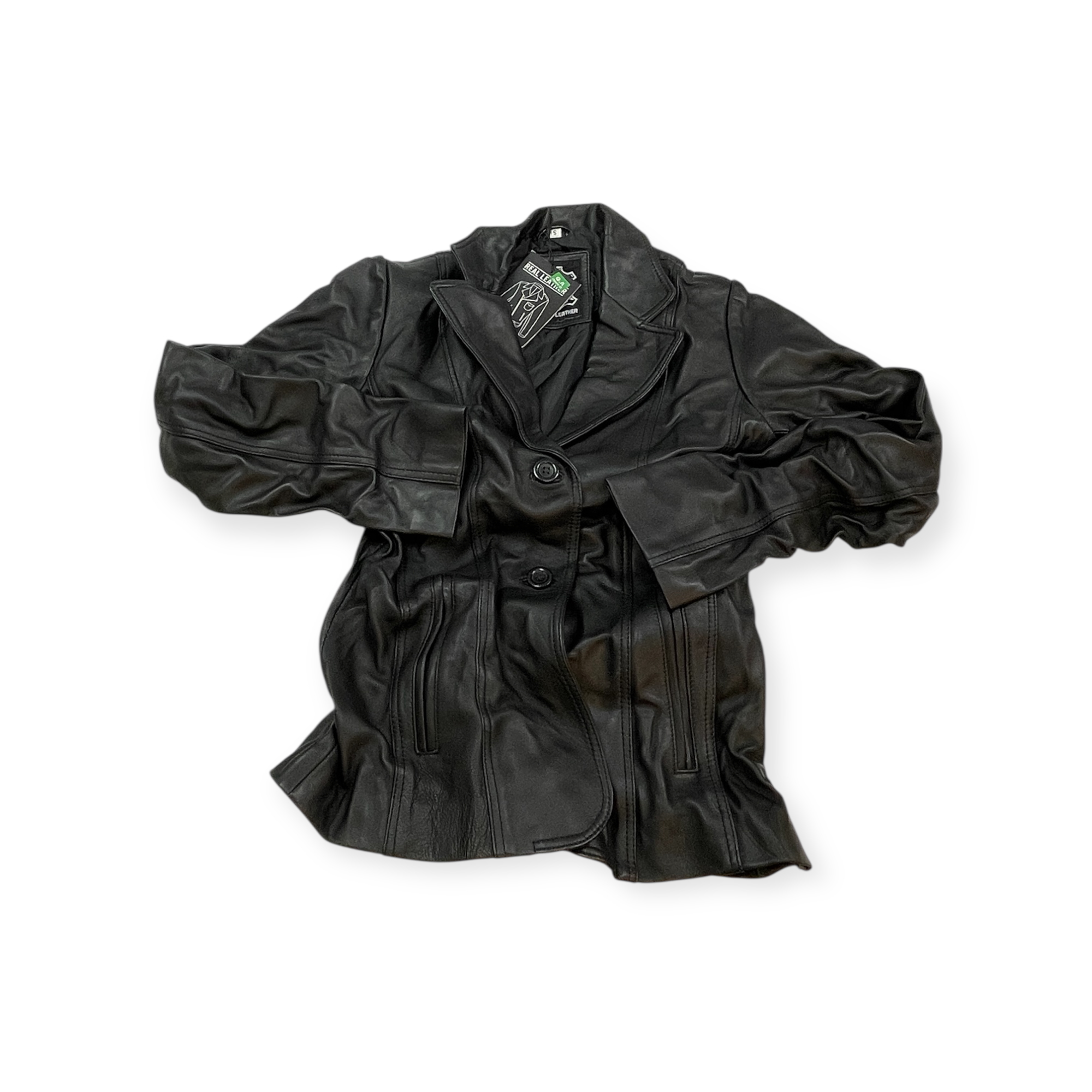 Dámská kožená bunda S Real Leather černá, přírodní kůže