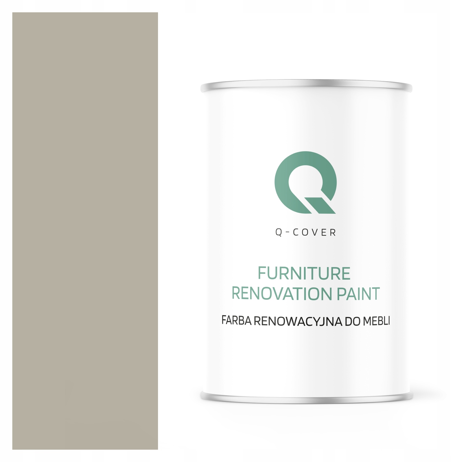 Farba Do Mebli Kuchennych Frontów Szafek Szary Beżowy Ral 7032 Półmat 1L