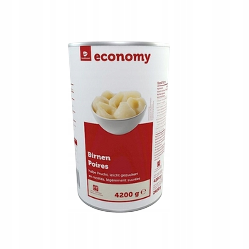 Levně Tge Hrušky půlky ovoce v lehkém sirupu 4200 g