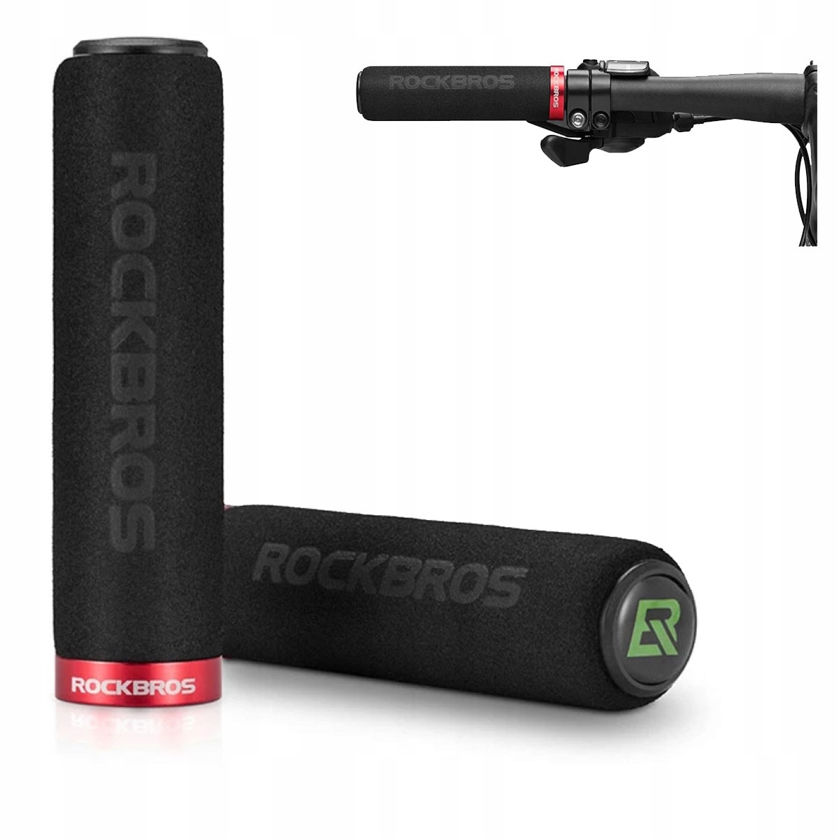 Gripy rowerowe,chwyty rączki do roweru Rocbros Mtb, miękkie
