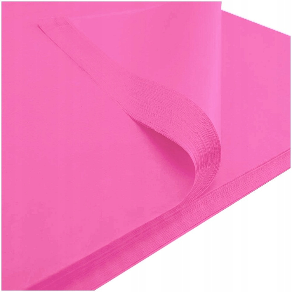 BIBUŁA GŁADKA 50X70CM J.RÓŻOWA 25 ARKUSZY TYMOS Stan opakowania oryginalne