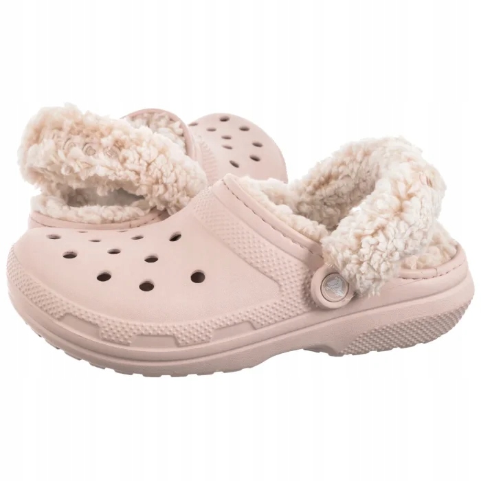 Dámské Sandály Crocs Classic Fleece Lined Clog Quartz 211396-6UR