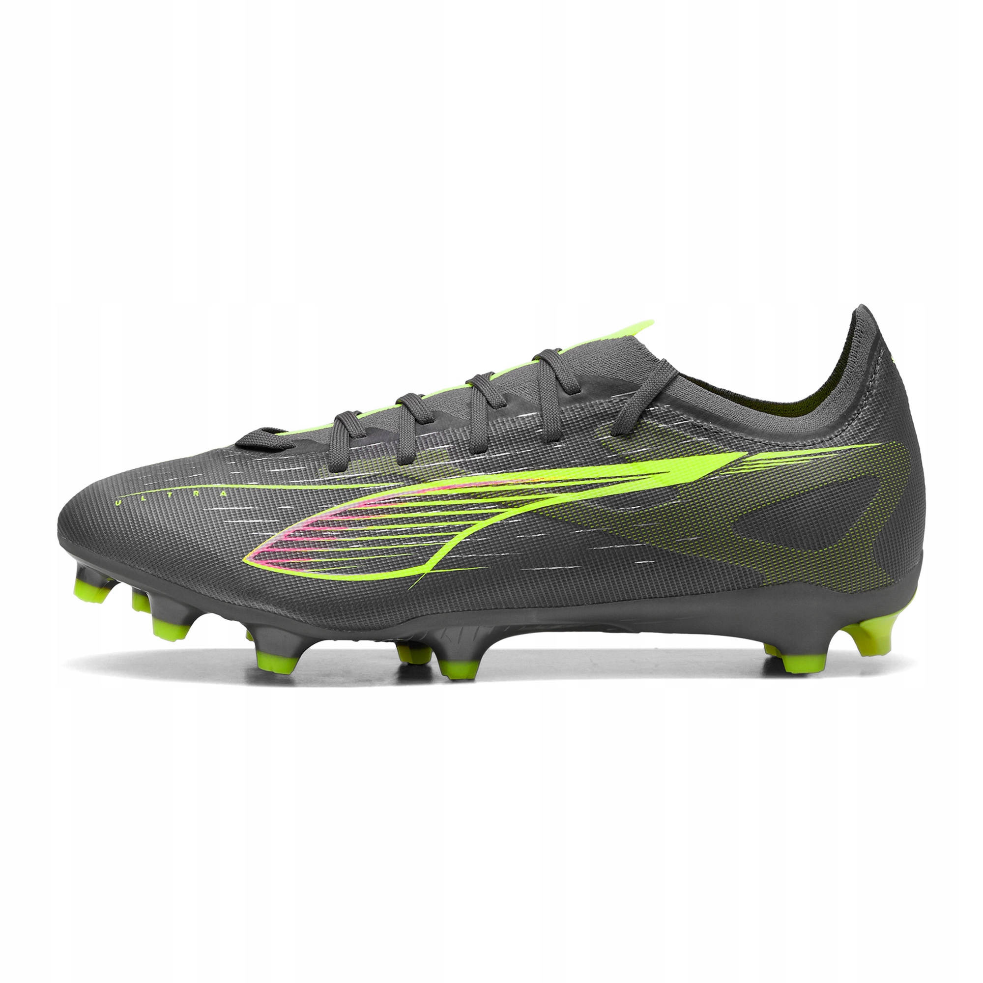Buty piłkarskie męskie Puma Ultra 5 Match Fg/ag matte aged silver/yellow al