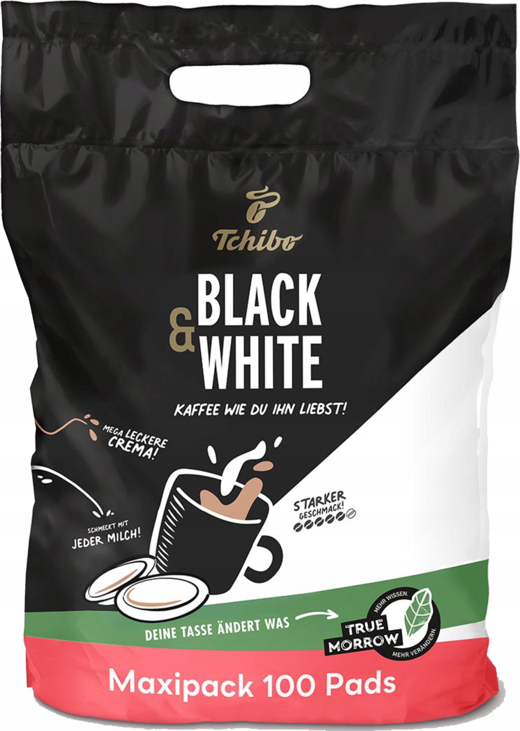 Levně Káva Senseo Tchibo Black N White 100 pads