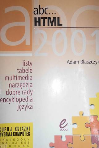 ABC.. HTML 2001 - Adam Błaszczyk