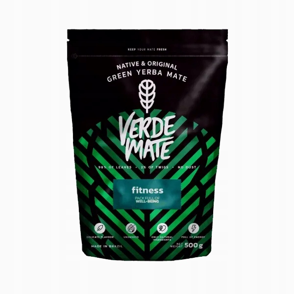 Verde Mate Green Fitness 0,5 kg – brazilská bylinně-ovocná yerba maté
