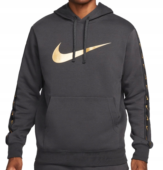 Pánská Mikina Nike Polarová s kapucí Klokan Sportswear DX2028-070 Xs