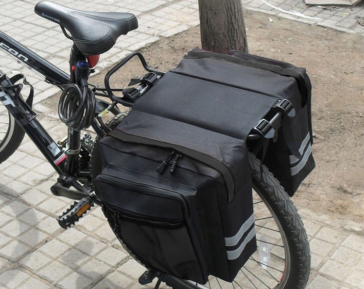 SAKWA Torba ROWEROWA TYLNA NA BAGAŻNIK WODOODPORNA 20L Liczba kieszeni 2