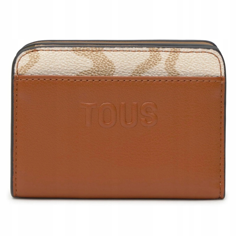 Tous 2002357343 Billetera M. Kaos Icon Camel dámská hnědá peněženka