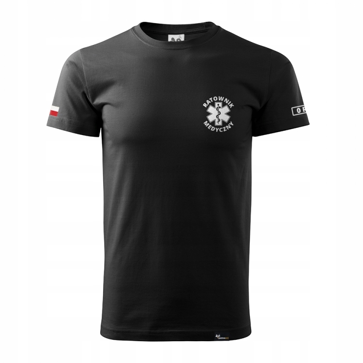

KM16f - 3XL / Koszulka Ratownik Medyczny eskulap