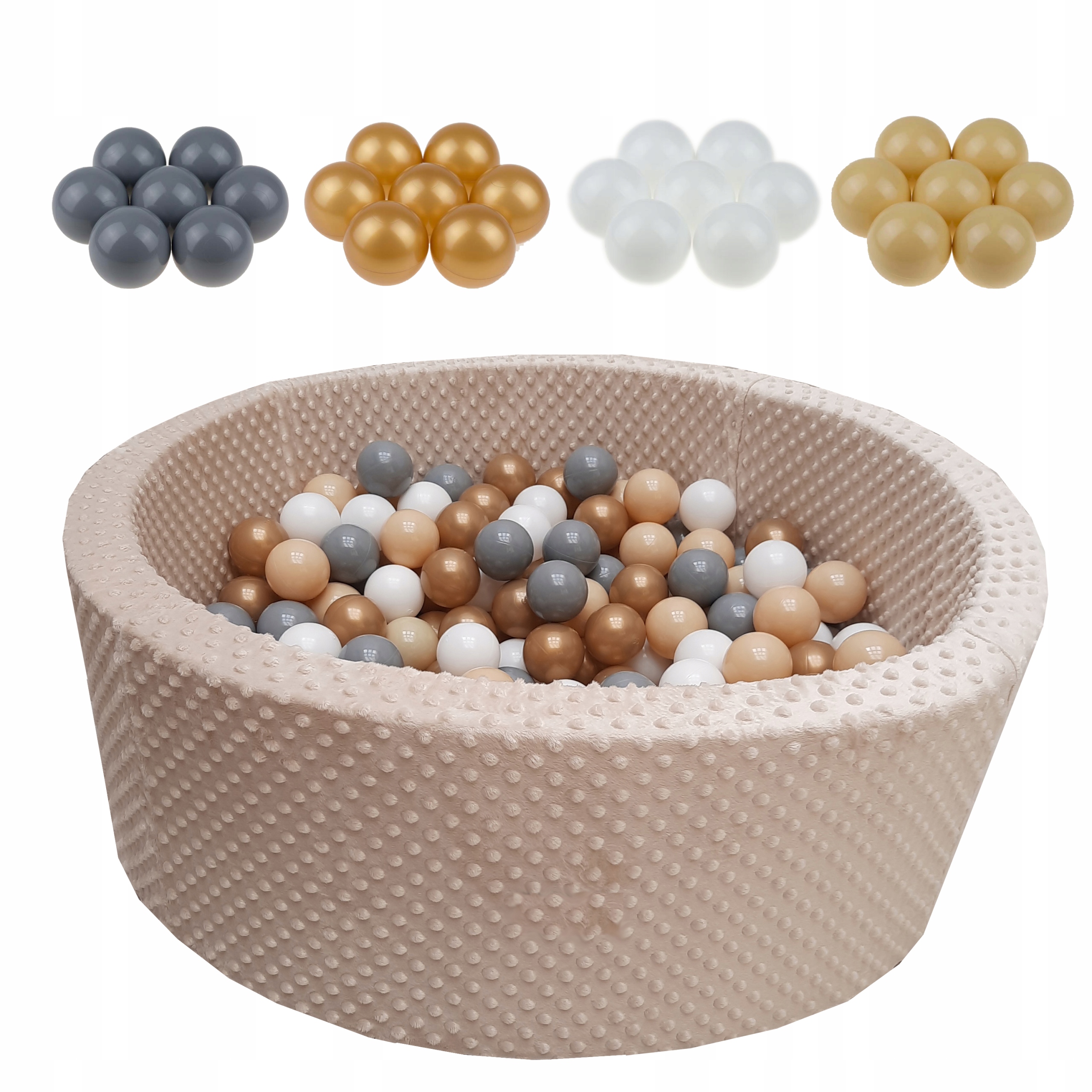 SUCHY BASEN z kulkami dla dzieci DUŻY 90x30 cm /200 piłek ProduktPolski CE