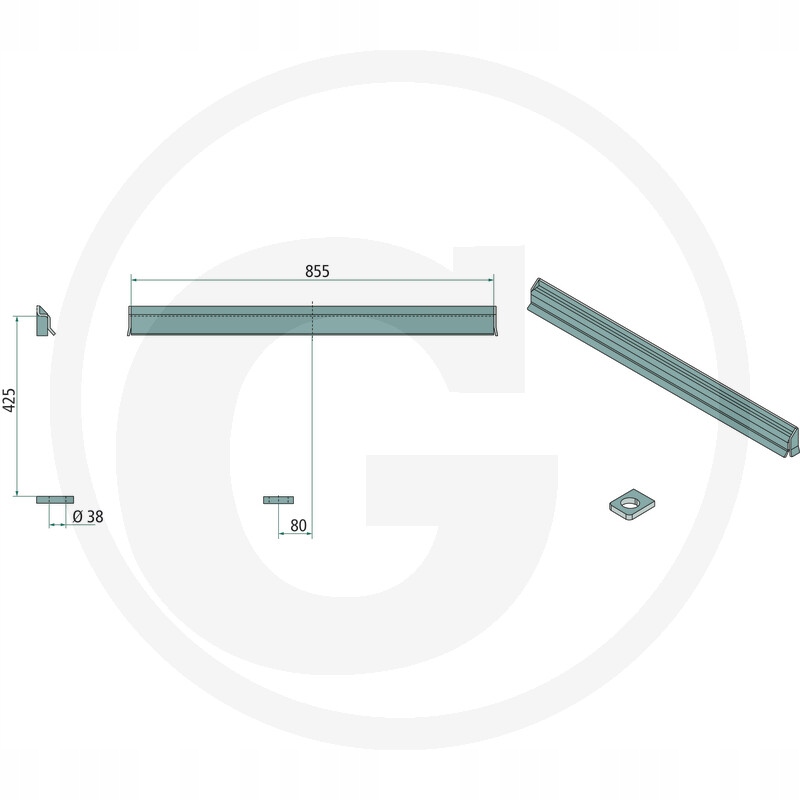 Mocowanie Fuchs Wacker Weidemann