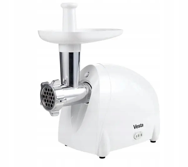 Maszynka do mielenia mięsa Vesta EMG01 1000W 1,8 kg mięsa na minutę Biała