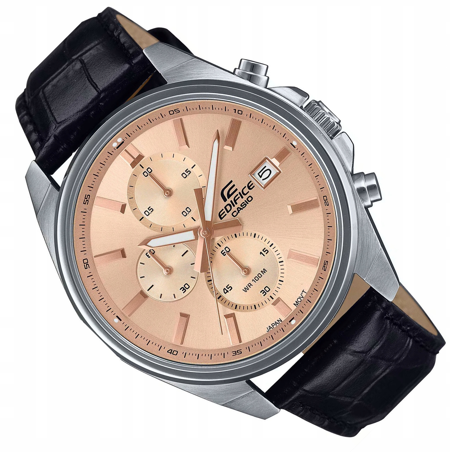 Klasické Ocelové Hodinky Casio S Chronografem EFV-610EL -5AU 100 M