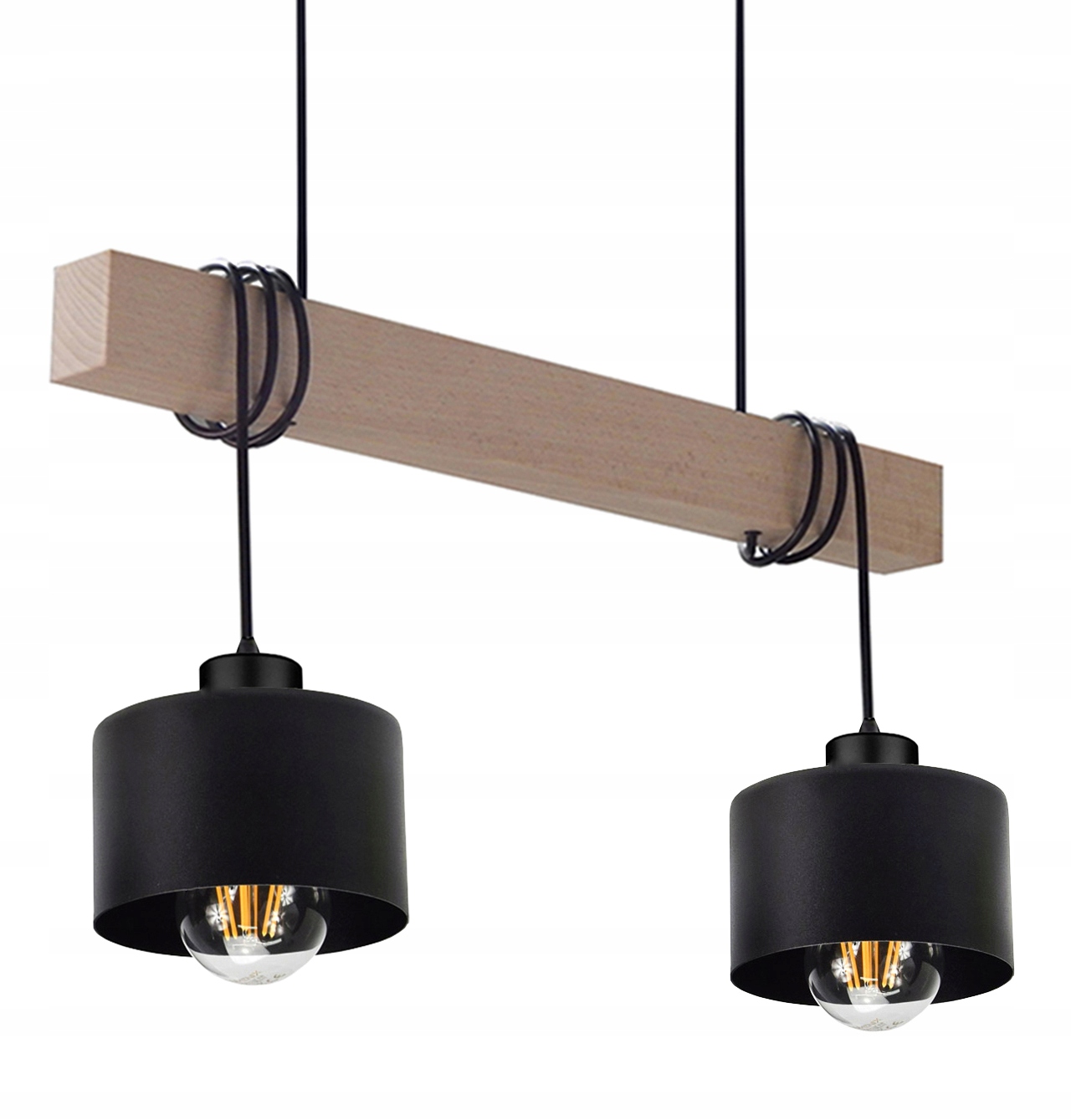 

Lampa Wisząca/sufitowa typ:025-2. Drewno, Loft