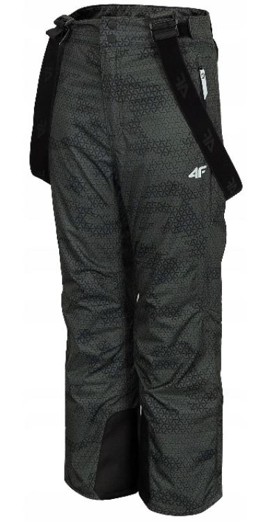 Chłopięce spodnie narciarskie 4F JSPMN002 Z20 158