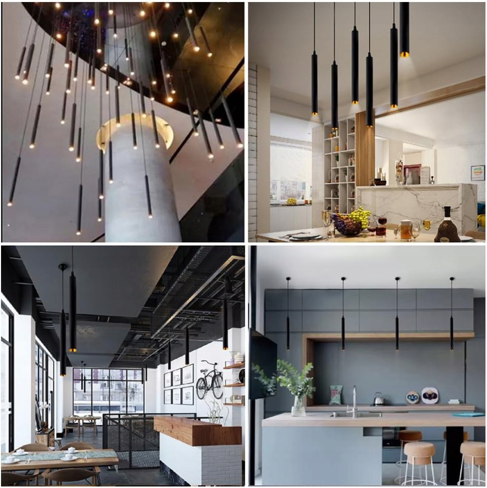 LAMPA WISZĄCA SUFITOWA LED TUBA CYLINDER RURA ZWIS SPOT SLIM METAL 8W 60cm Liczba punktów światła 1