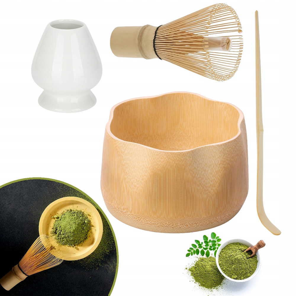 4-DÍLNÁ Startovací Sada Pro Ruční Čaj Matcha