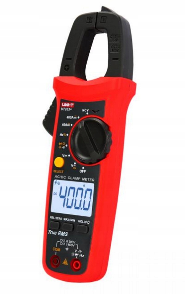 MIERNIK CĘGOWY UT203+ True RMS 400A AC/DC NCV UNIT Marka Uni-t