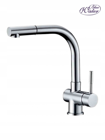 

Bateria Kuchenna Lira Wyciągana Wylewka Chrom