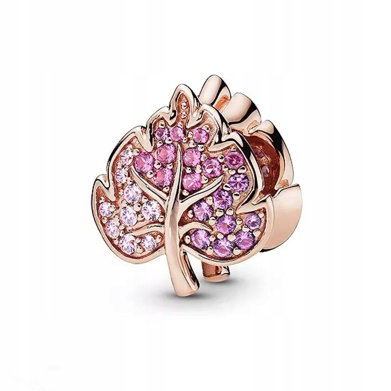 

Charms Lśniący Liść Rose do Pandora Apart