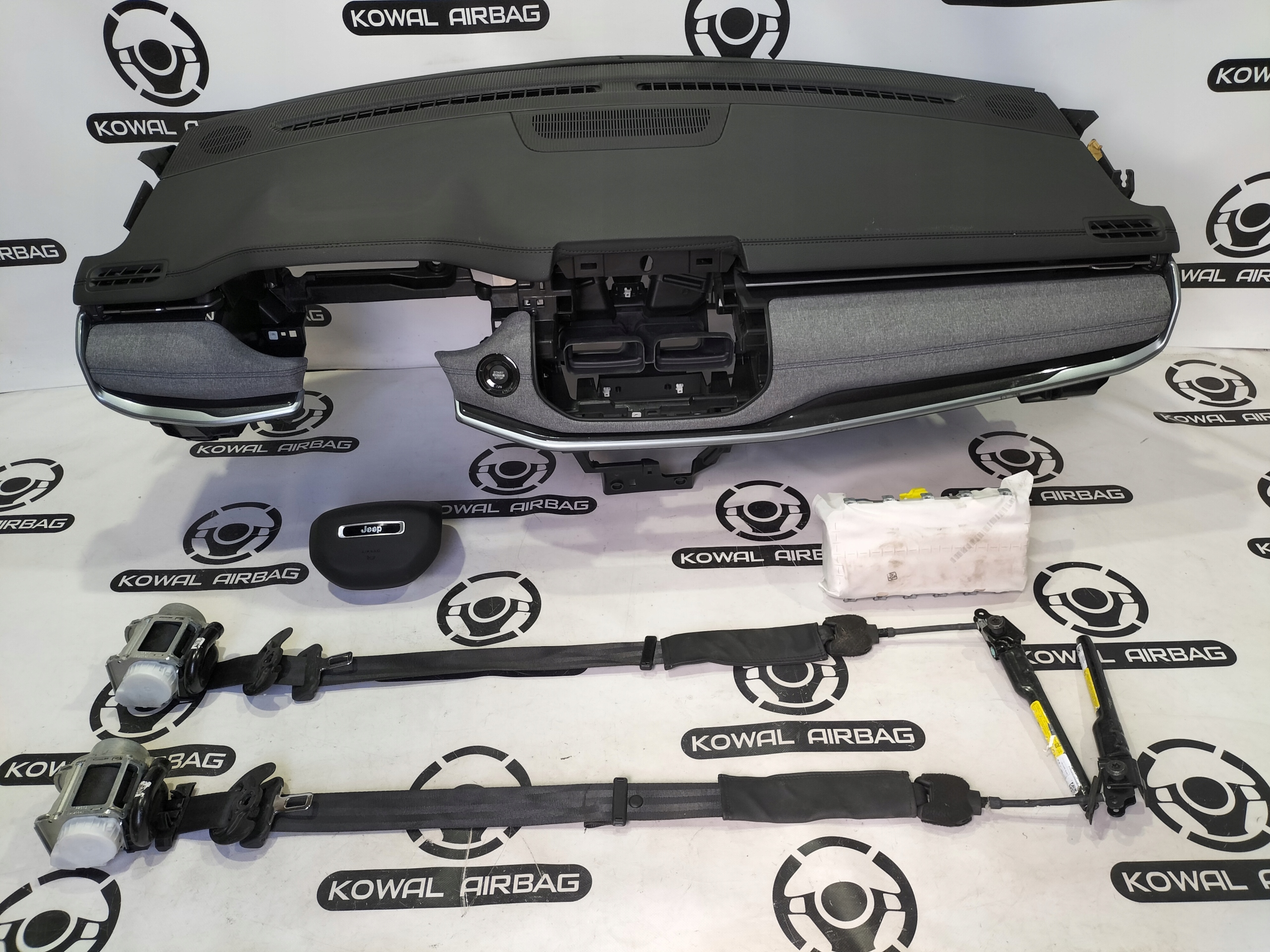 JEEP COMPASS 2 II 2017 DESKA KONSOLA AIRBAG PASY JEEP COMPASS 2 II 2017