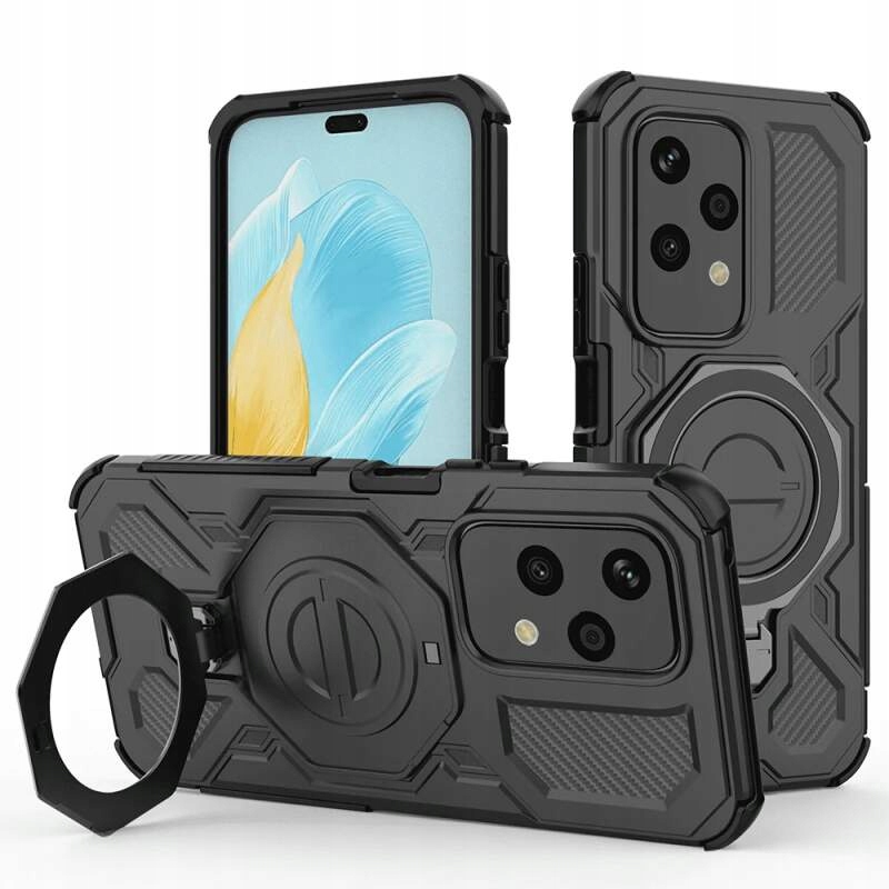 Techsuit – Carbon Shield Pro wytrzymałe etui na Honor 200 Lite – czarne