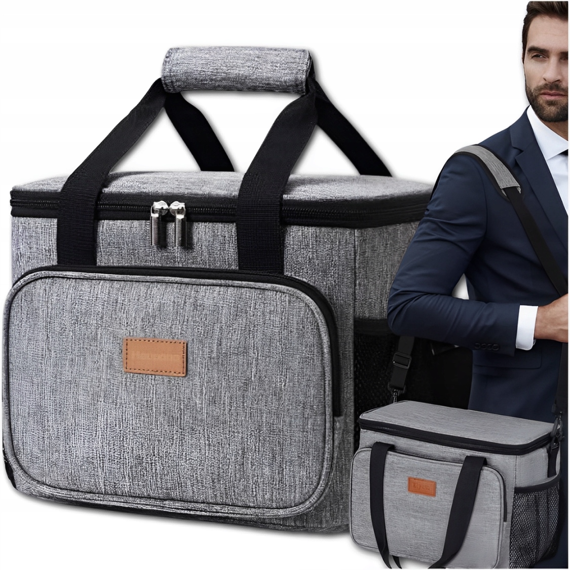 TORBA TERMICZNA TERMOIZOACYJNA TURYSTYCZNA PODRÓŻNA 28L BIWAKOWA LODÓWKA Stan opakowania oryginalne