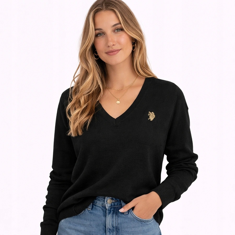 Dámský svetr U.s. Polo Assn. US423730351 Černý