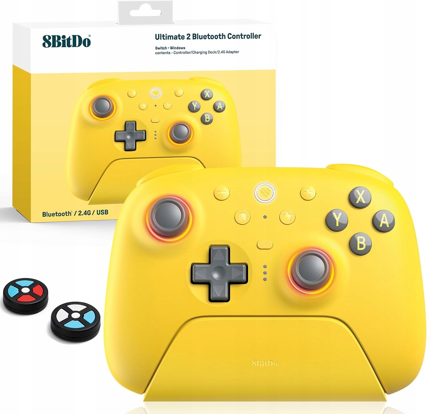 Bezdrôtový Ovládač 8BITDO Ultimate 2 Usb Bluetooth 2.4G Pad Joystick