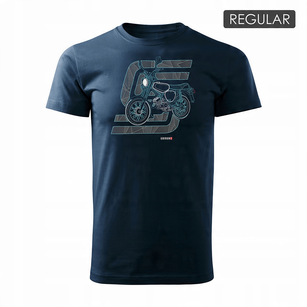 

Koszulka z motocyklem motor Simson Enduro S50 S51