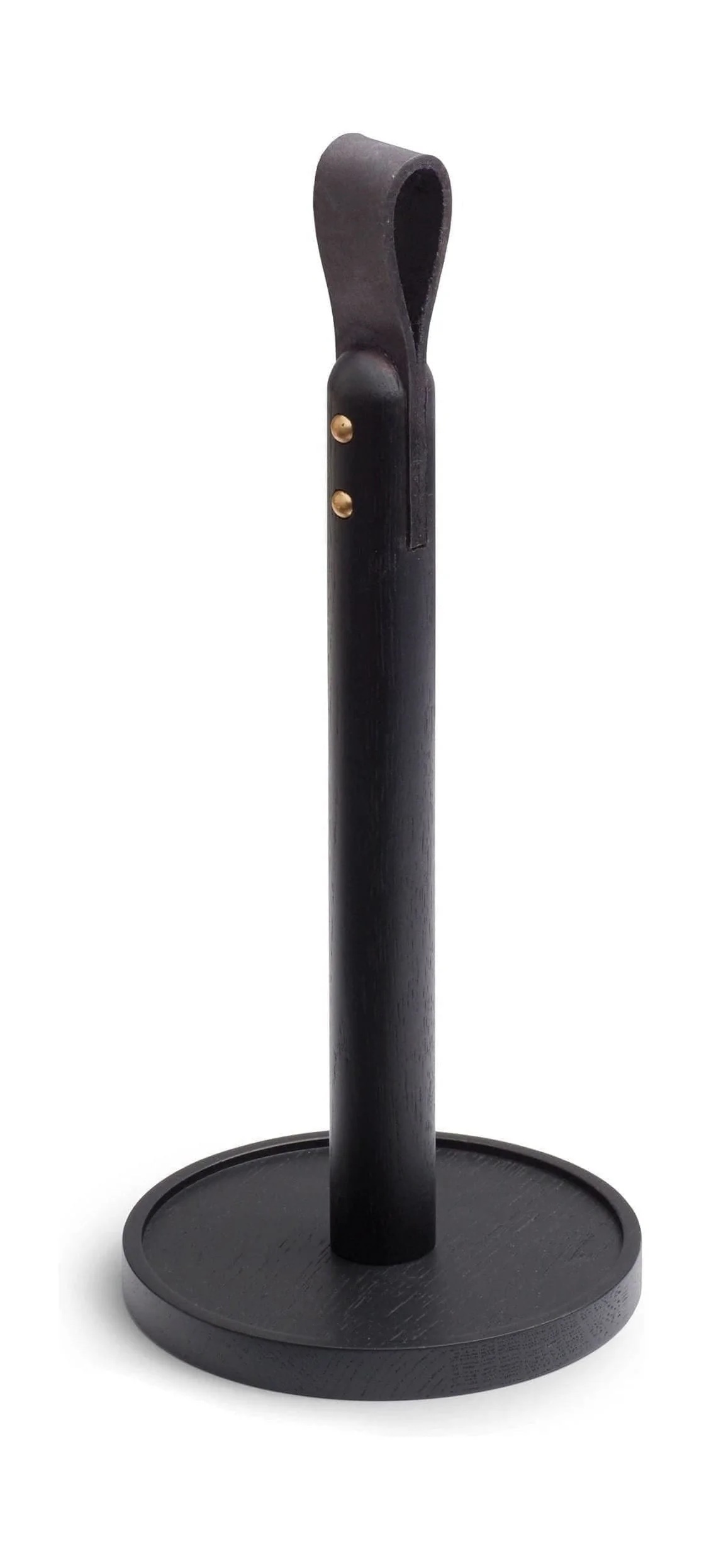 Skagerak Norr Stojan na papierové utierky s koženým držiakom čierny