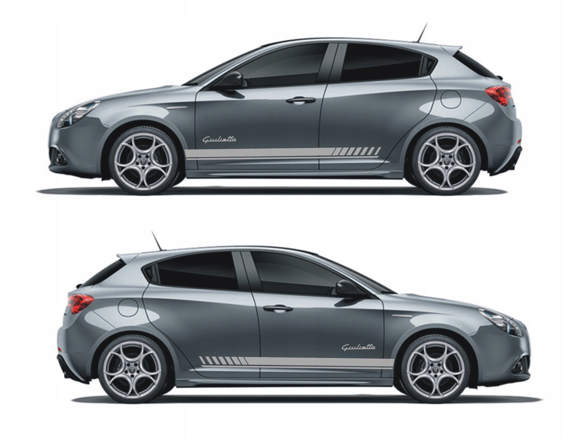 Giulietta Alfa Romeo Pasy Naklejki na Auto WZOR 2