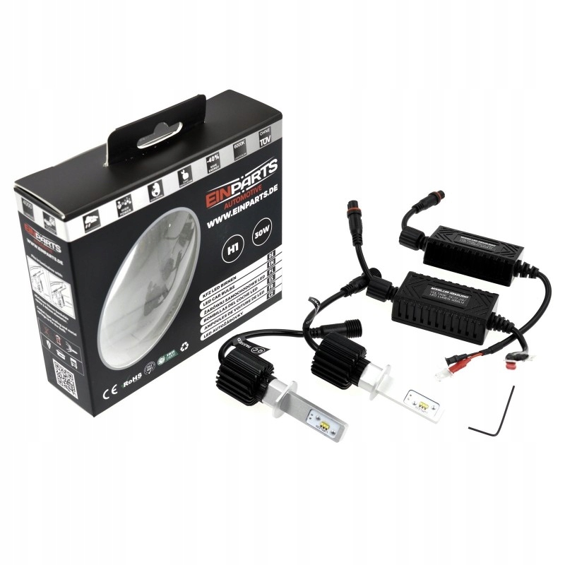 Led Žiarovky 12/24V H1 Canbus Philips 6000K Biele