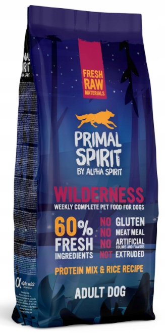 Primal Spirit Wilderness 60% mięsa 12kg