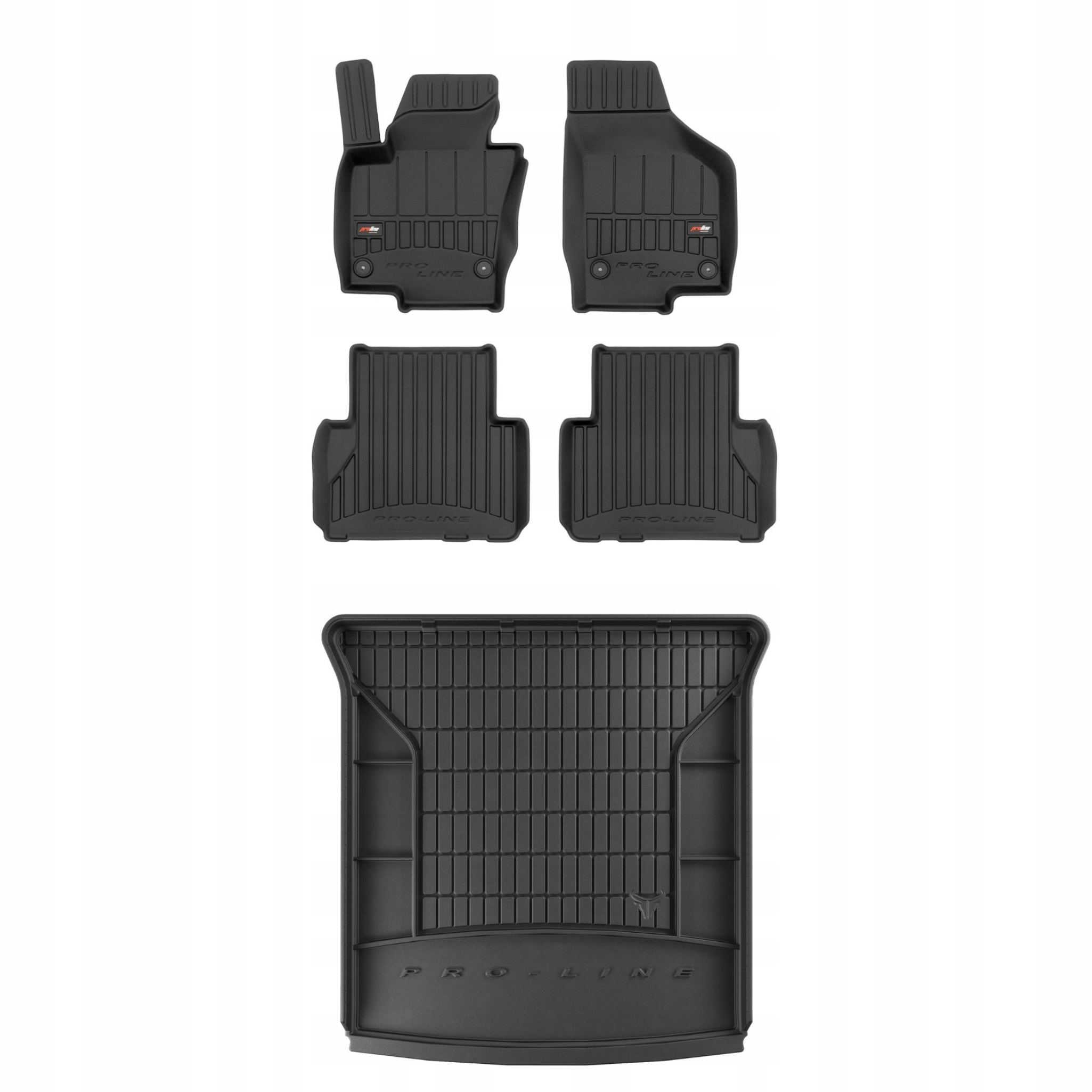 Sada gumových kobercov a rohoží pre Seat Alhambra II 2010-2020