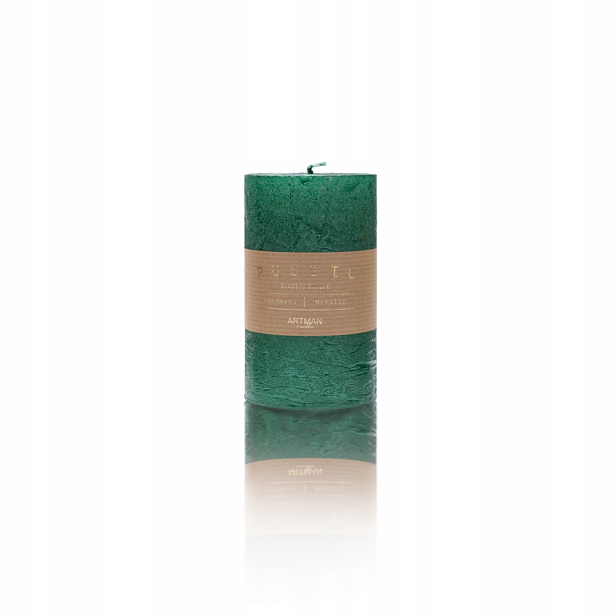

Świeca Rustic 15 CM Zielony