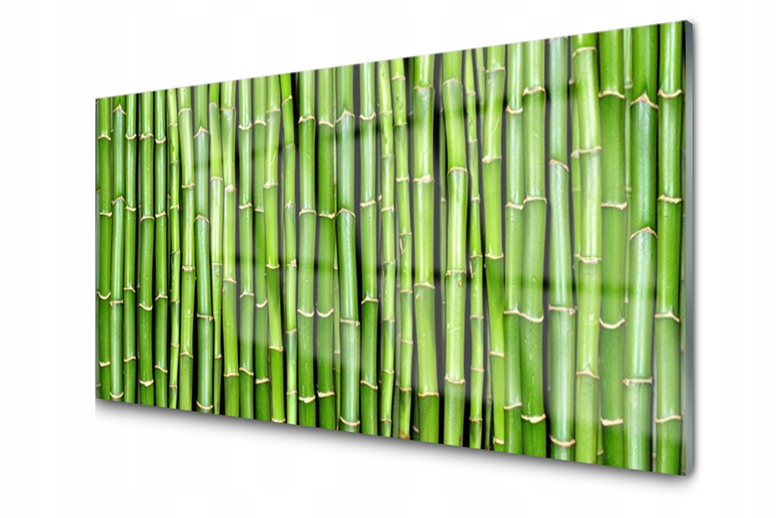 

Panel szklany dekor Bambus Kwiat 140x70 + Klej