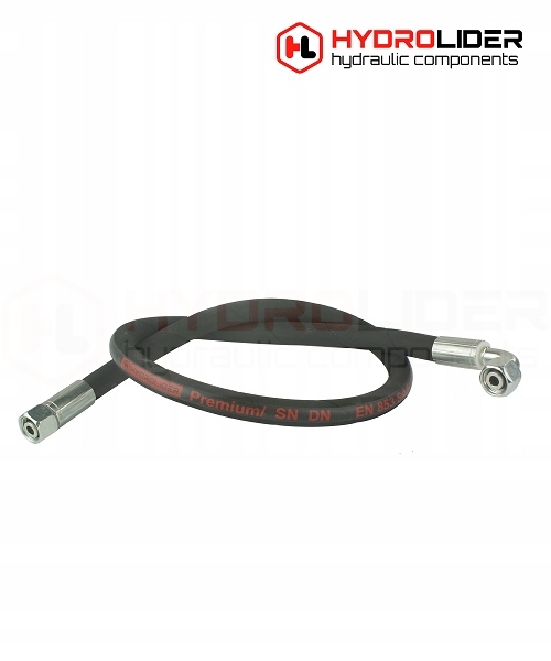 PRZEWÓD WĄŻ HYDRAULICZNY DN10 2SN M18x1.5 AK 50cm Waga produktu z opakowaniem jednostkowym 0.44 kg