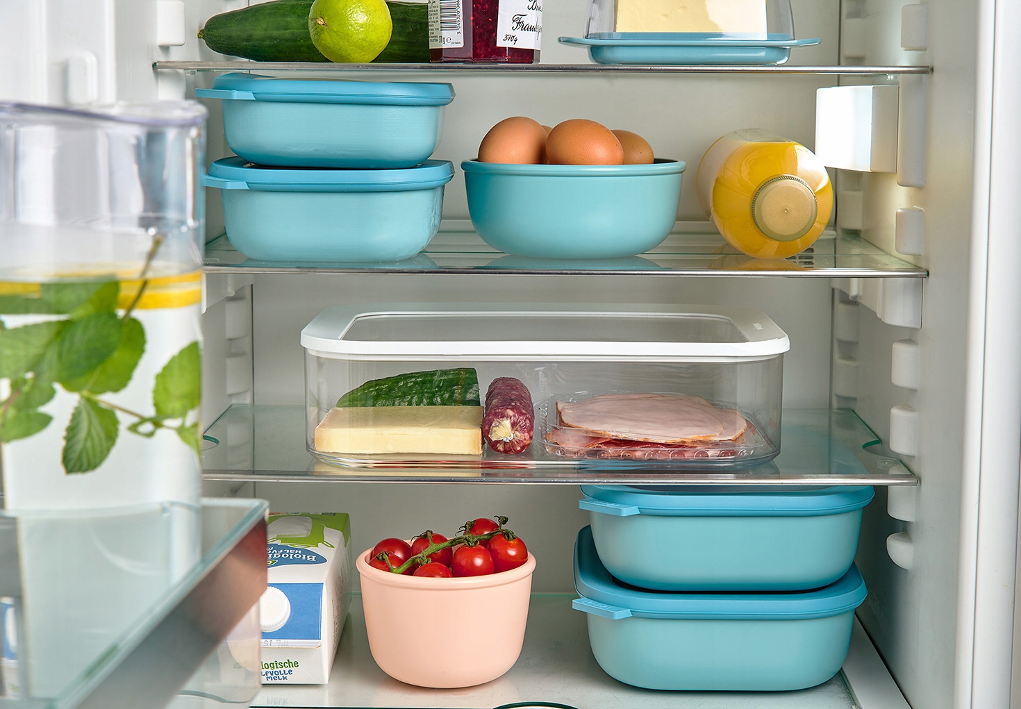 MEPAL ZESTAW 3 MISEK CIRQULA PROSTOKĄTNA 500 1000 Marka Mepal