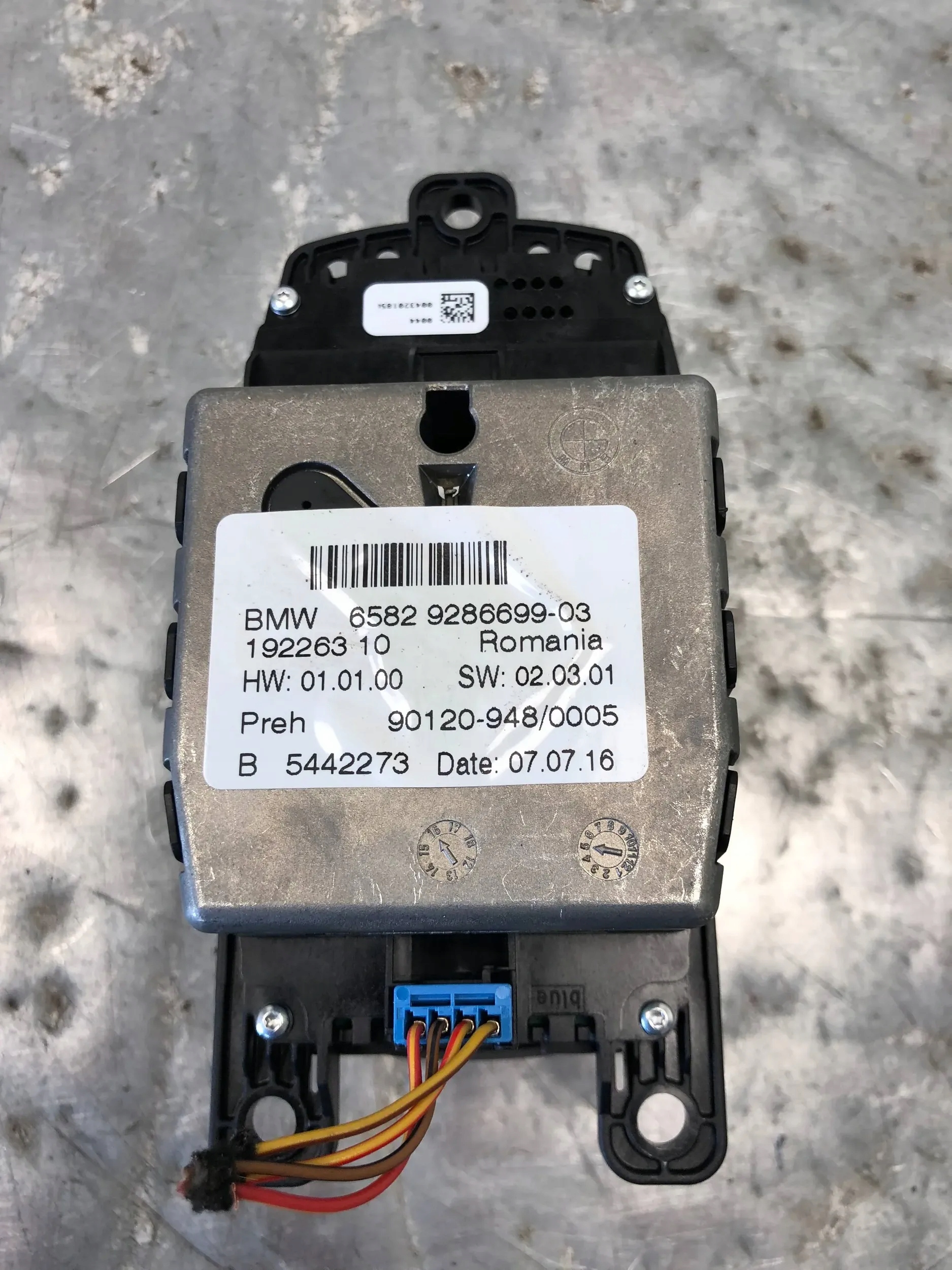 control panel IDRIVE BMW F30 9286699